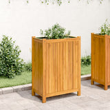Vidaxx plantekasse med foring 54x31x75 cm massivt akacietræ
