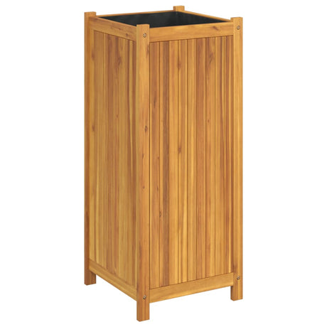 Vidaxx plantekasse med foring 42x42x100 cm massivt akacietræ