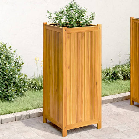 Vidaxx plantekasse med foring 42x42x100 cm massivt akacietræ