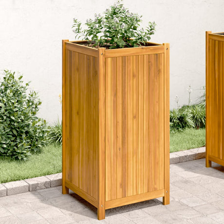 Vidaxx plantekasse med foring 50x50x100 cm massivt akacietræ