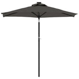 Vidaxx parasol med stålstang 225x225x212 cm antracit