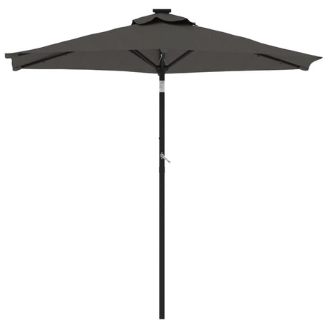 Vidaxx parasol med stålstang 225x225x212 cm antracit