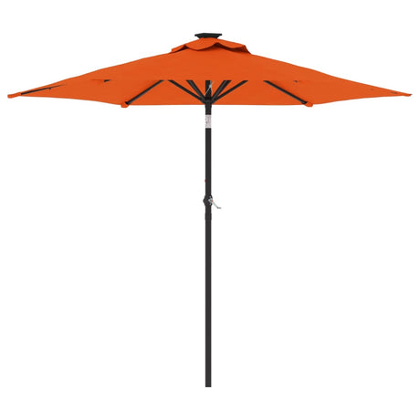 Vidaxx parasol med stålstang 225x225x212 cm terracotta farvet
