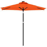 Vidaxx parasol med stålstang 225x225x212 cm terracotta farvet