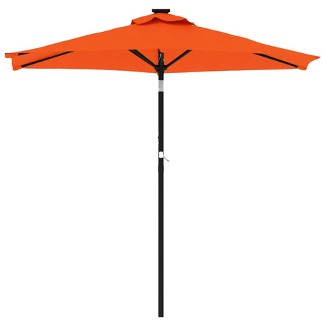 Vidaxx parasol med stålstang 225x225x212 cm terracotta farvet