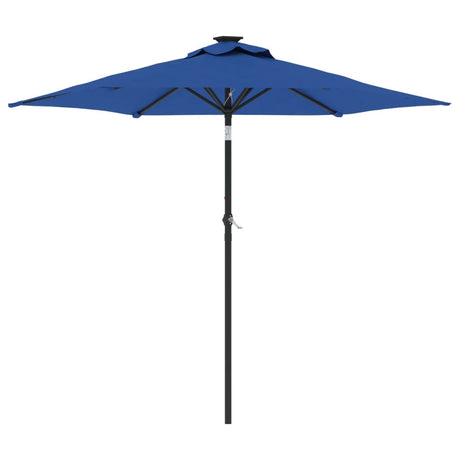 Vidaxx parasol med stålstang 225x225x212 cm azurblå