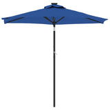 Vidaxx parasol med stålstang 225x225x212 cm azurblå