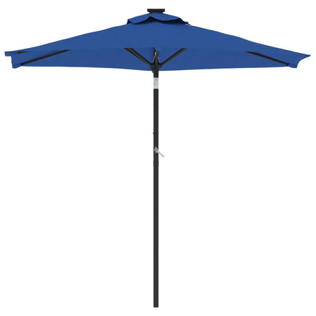 Vidaxx parasol med stålstang 225x225x212 cm azurblå