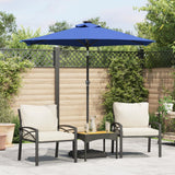 Vidaxx parasol med stålstang 225x225x212 cm azurblå