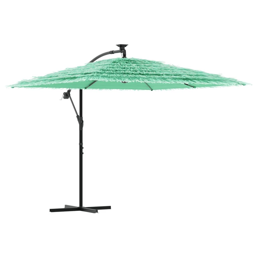 Vidaxx parasol med stålstang 246x246x230 cm grøn
