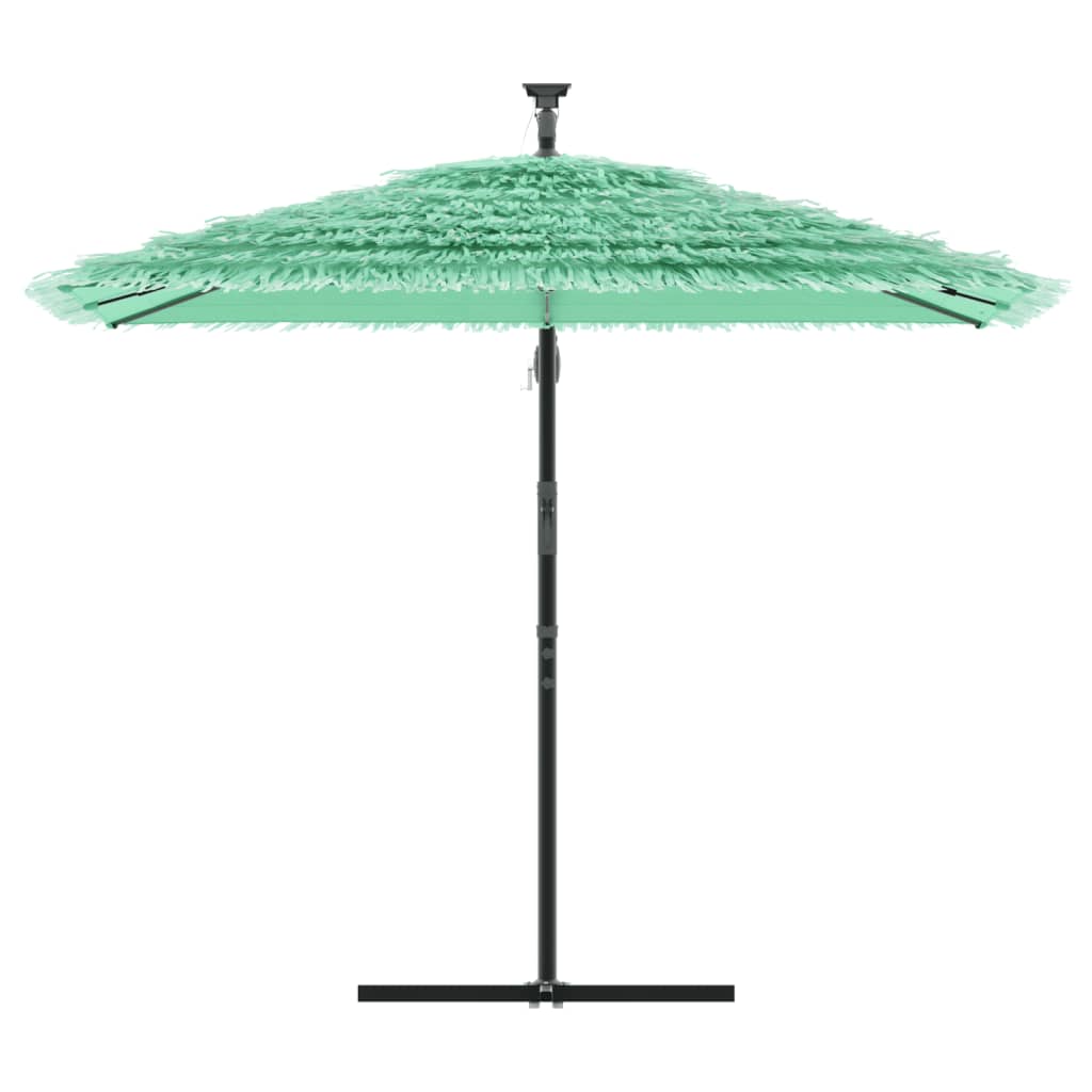 Vidaxx parasol med stålstang 246x246x230 cm grøn
