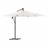 Vidaxx parasol med stålstang 246x246x230 cm hvid