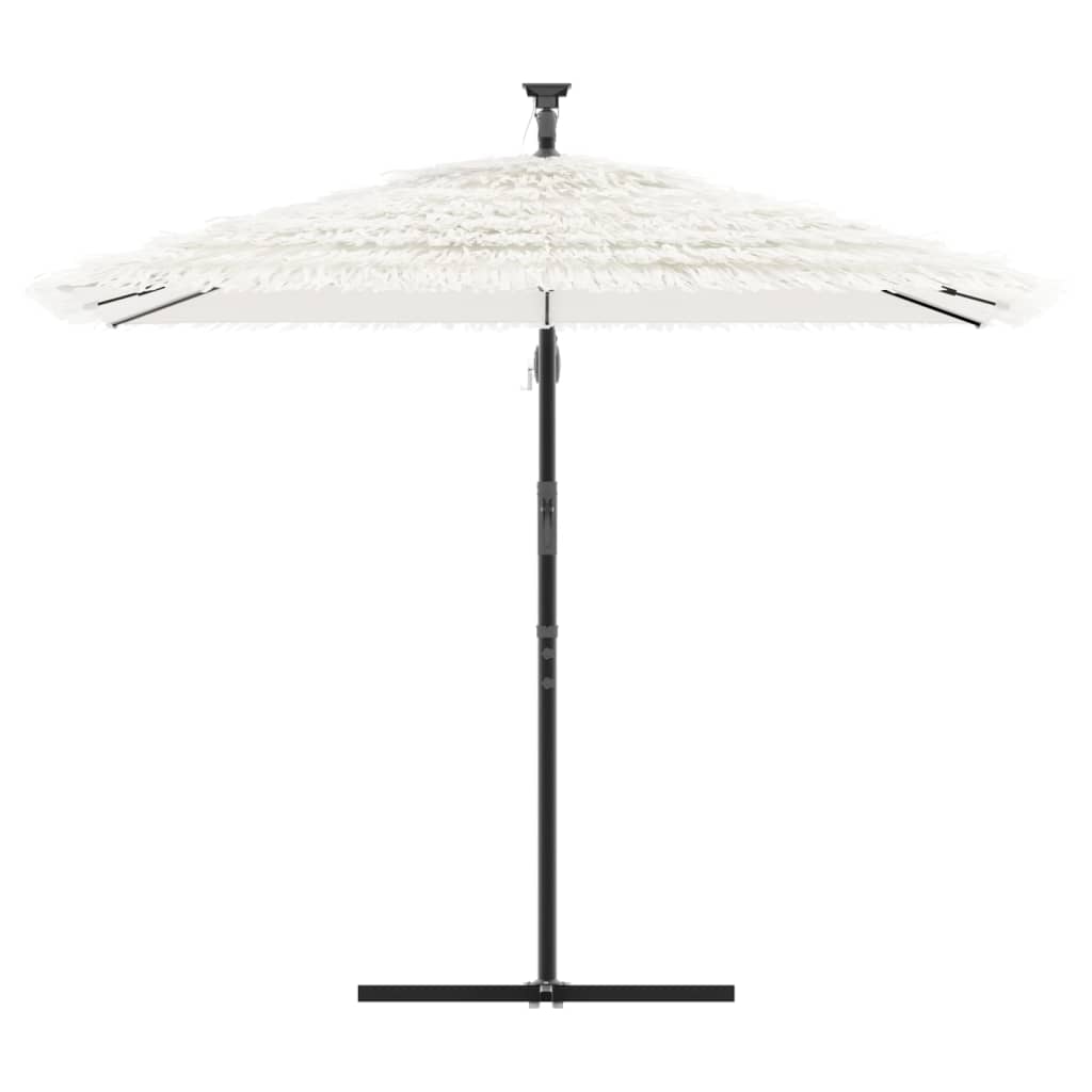 Vidaxx parasol med stålstang 246x246x230 cm hvid