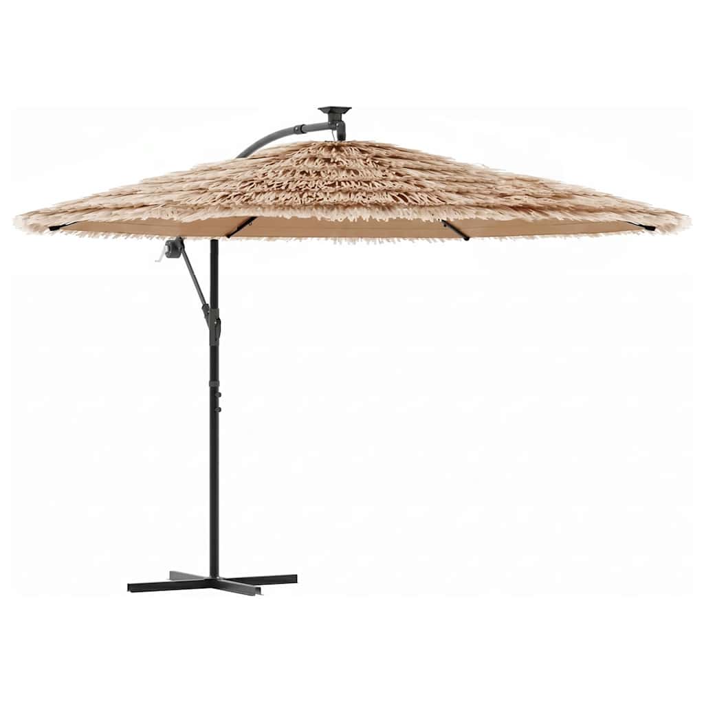 Vidaxx parasol med stålstang 269x269x235 cm brun