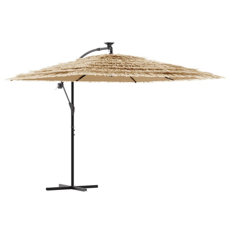 Vidaxx parasol med stålstang 269x269x235 cm brun