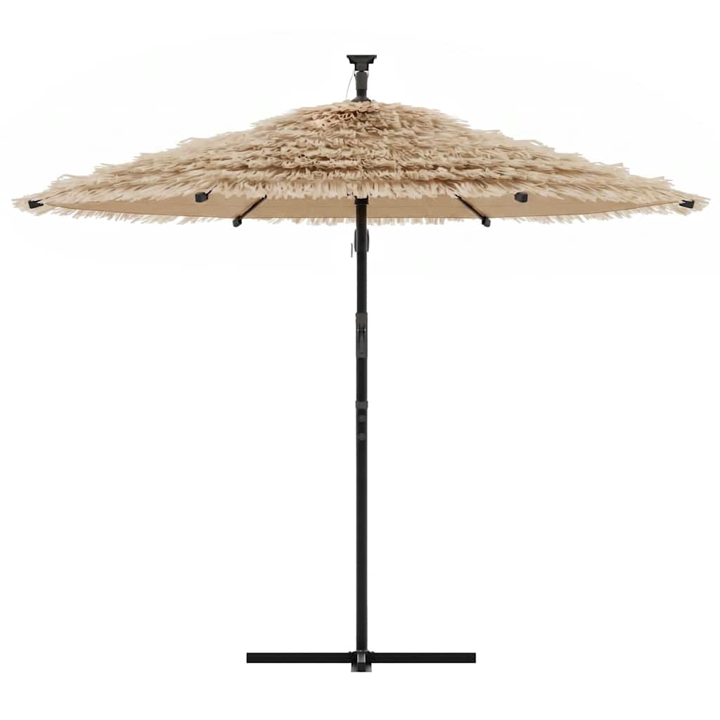 Vidaxx parasol med stålstang 269x269x235 cm brun