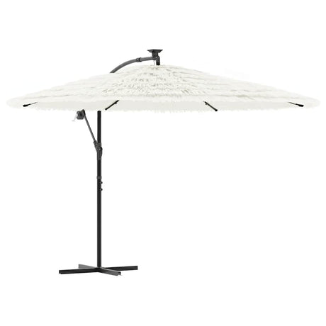 Vidaxx parasol med stålstang 269x269x235 cm hvid