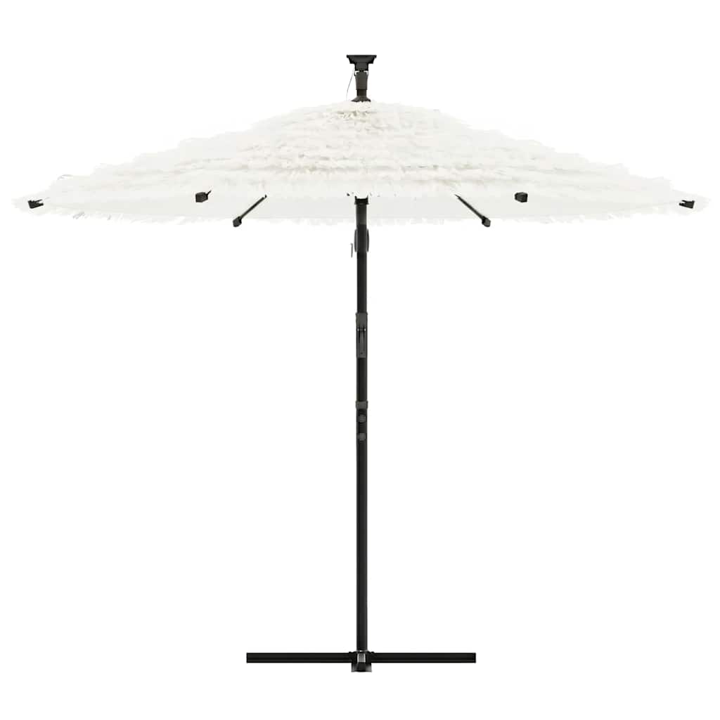 Vidaxx parasol med stålstang 269x269x235 cm hvid