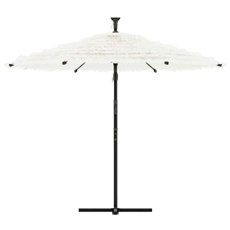 Vidaxx parasol med stålstang 269x269x235 cm hvid