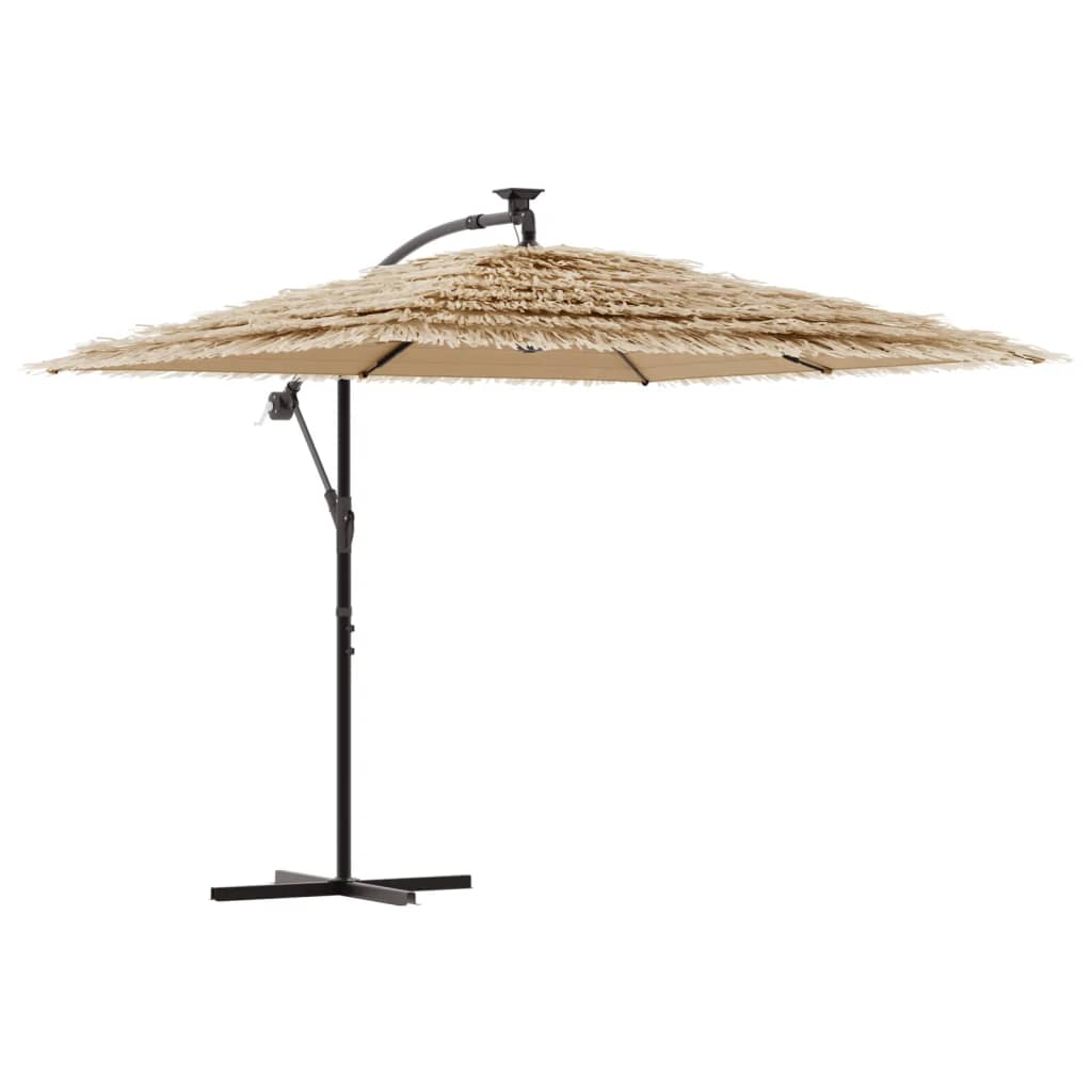Vidaxx parasol med stålstang 290x290x238 cm brun