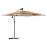 Vidaxx parasol med stålstang 290x290x238 cm brun
