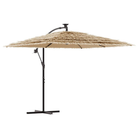 Vidaxx parasol med stålstang 290x290x238 cm brun