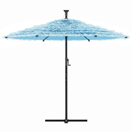 Vidaxx parasol med stålstang 290x290x238 cm blå