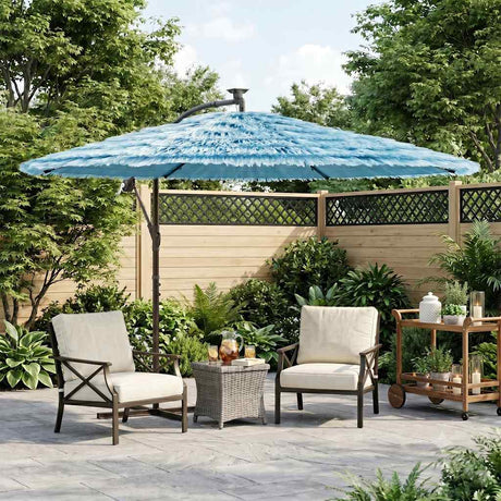 Vidaxx parasol med stålstang 290x290x238 cm blå