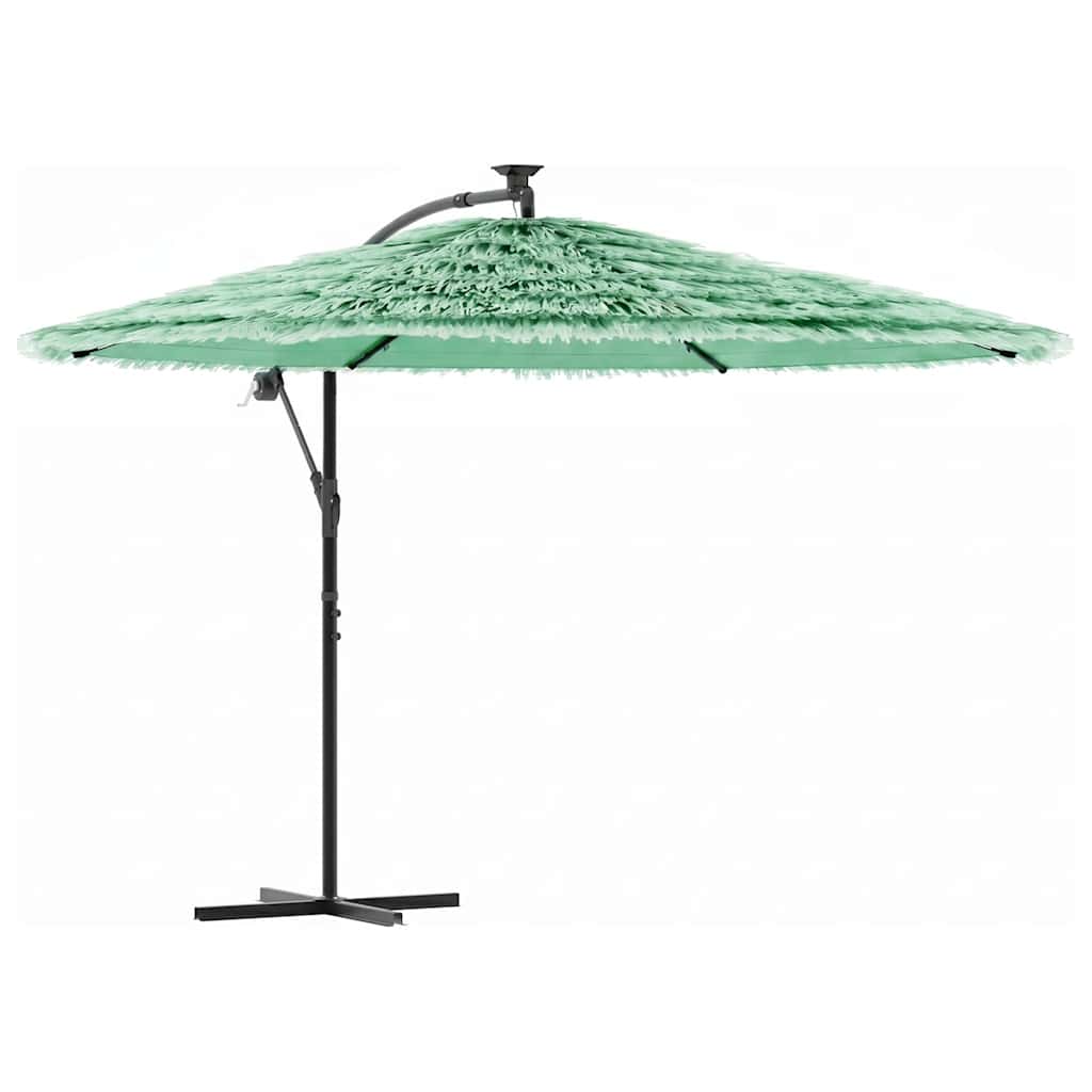 Vidaxx parasol med stålstang 290x290x238 cm grøn