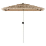 Vidaxx parasol med stålstang 248x248x248 cm brun