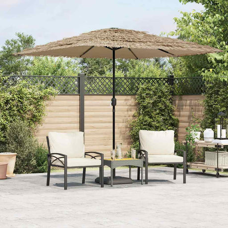 Vidaxx parasol med stålstang 248x248x248 cm brun