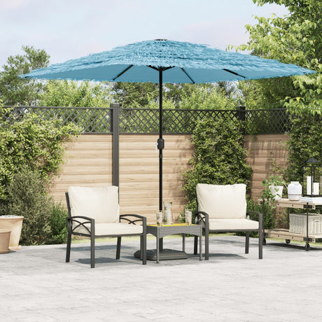 Vidaxx parasol med stålstang 248x248x248 cm blå