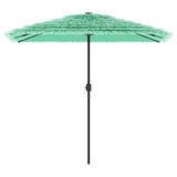 Vidaxx parasol med stålstang 248x248x248 cm grøn