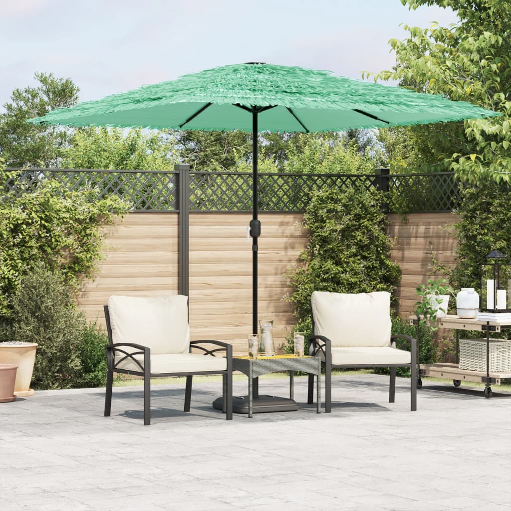 Vidaxx parasol med stålstang 248x248x248 cm grøn