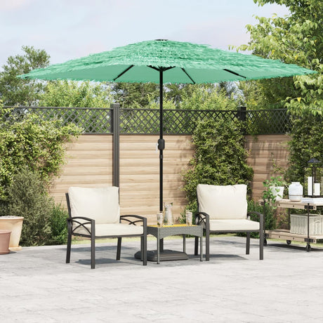 Vidaxx parasol med stålstang 248x248x248 cm grøn