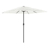 Vidaxx parasol med stålstang 248x248x248 cm hvid