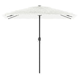 Vidaxx parasol med stålstang 248x248x248 cm hvid