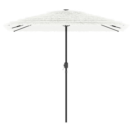 Vidaxx parasol med stålstang 248x248x248 cm hvid