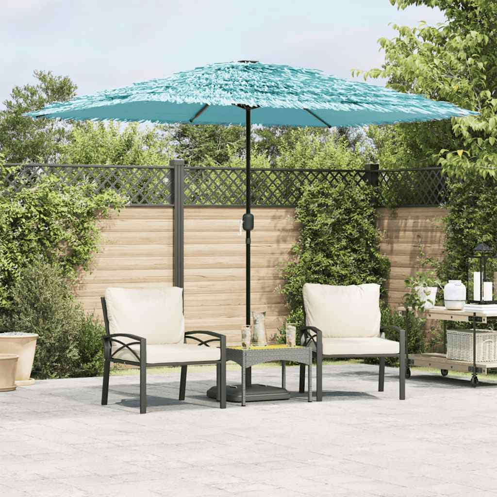 Vidaxx parasol med stålstang 300x200x250 cm blå