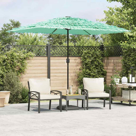 Vidaxx parasol med stålstang 300x200x250 cm grøn