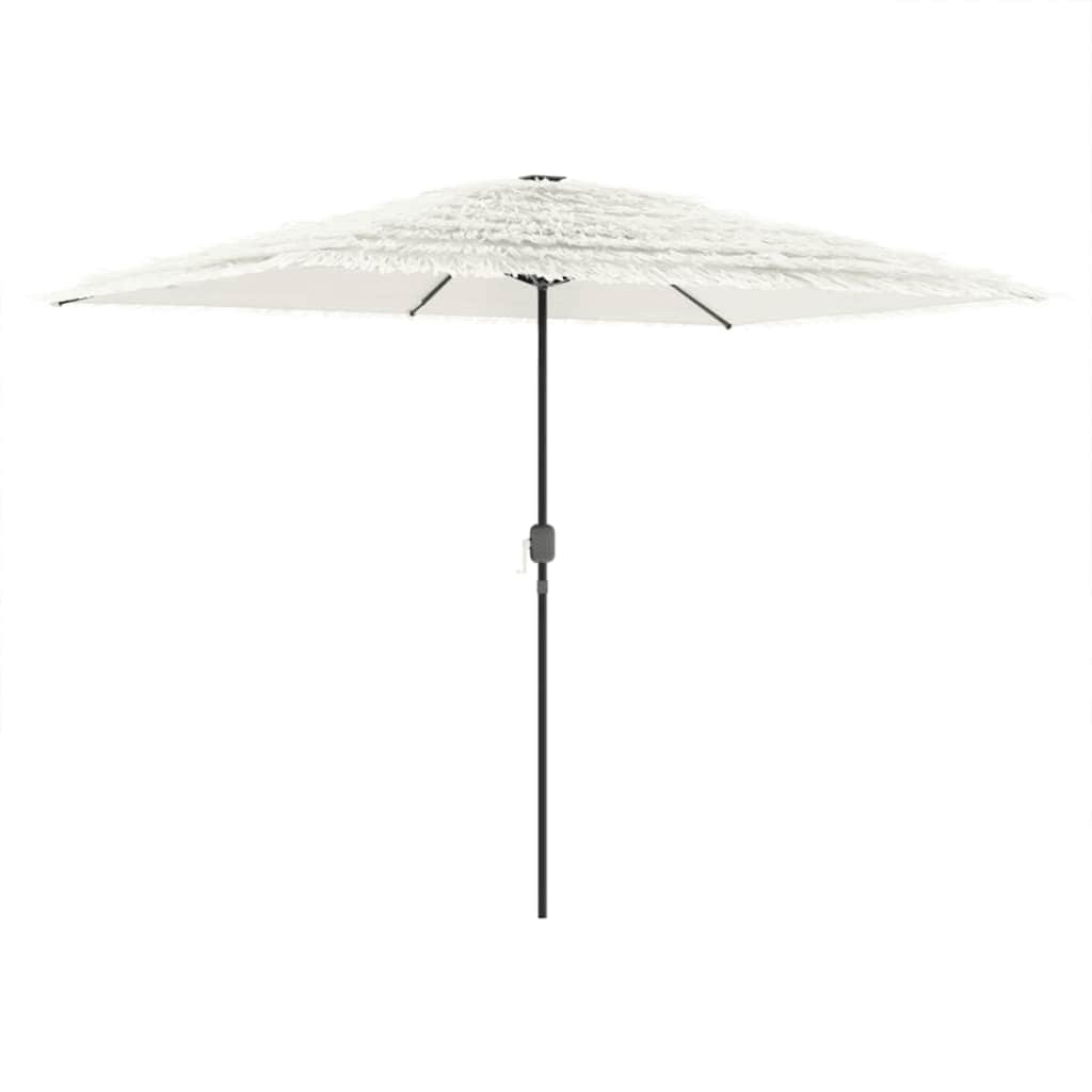 Vidaxx parasol med stålstang 300x200x250 cm hvid