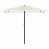 Vidaxx parasol med stålstang 300x200x250 cm hvid