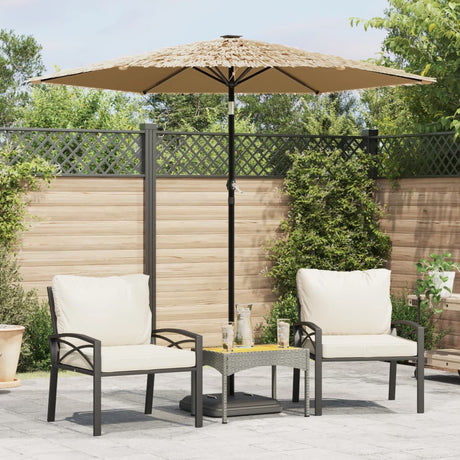 Vidaxx parasol med stålstang 223x223x213 cm brun