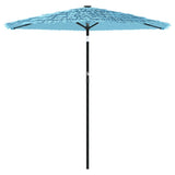 Vidaxx parasol med stålstang 223x223x213 cm blå