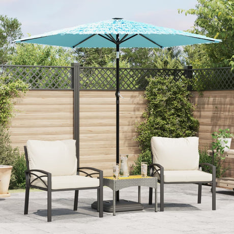 Vidaxx parasol med stålstang 223x223x213 cm blå