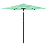 Vidaxx parasol med stålstang 223x223x213 cm grøn