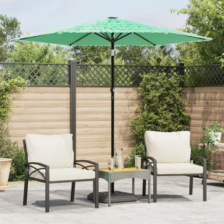 Vidaxx parasol med stålstang 223x223x213 cm grøn