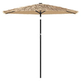 Vidaxx parasol med stålstang 268x268x226 cm brun