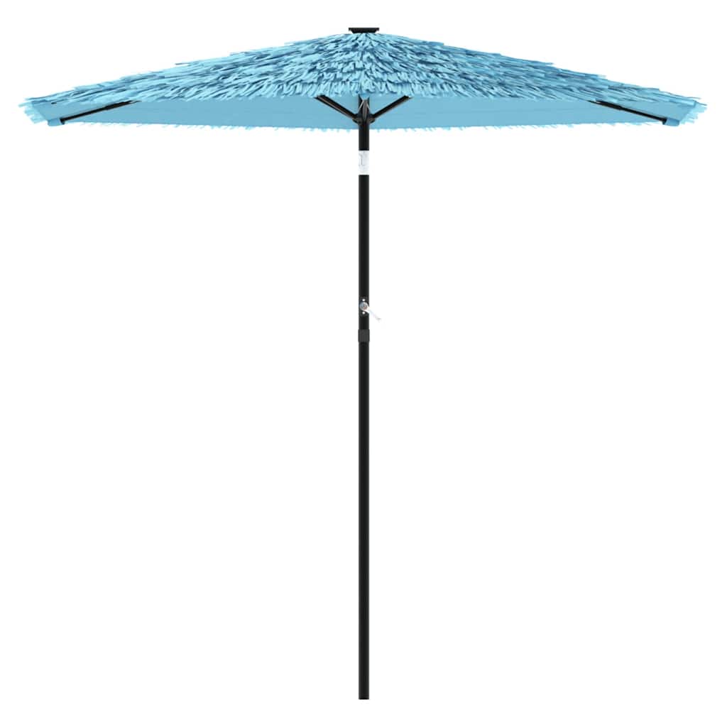 VidaXL parasol med stålstang 268x268x226 cm blå
