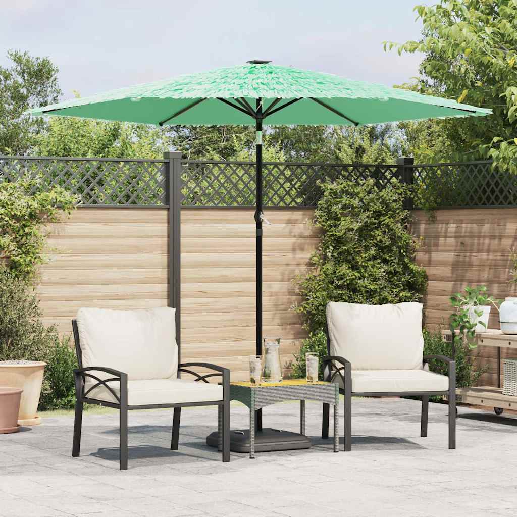 Vidaxx parasol med stålstang 268x268x226 cm grøn